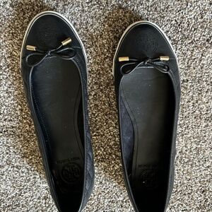 Tory Burch black slip on shoe